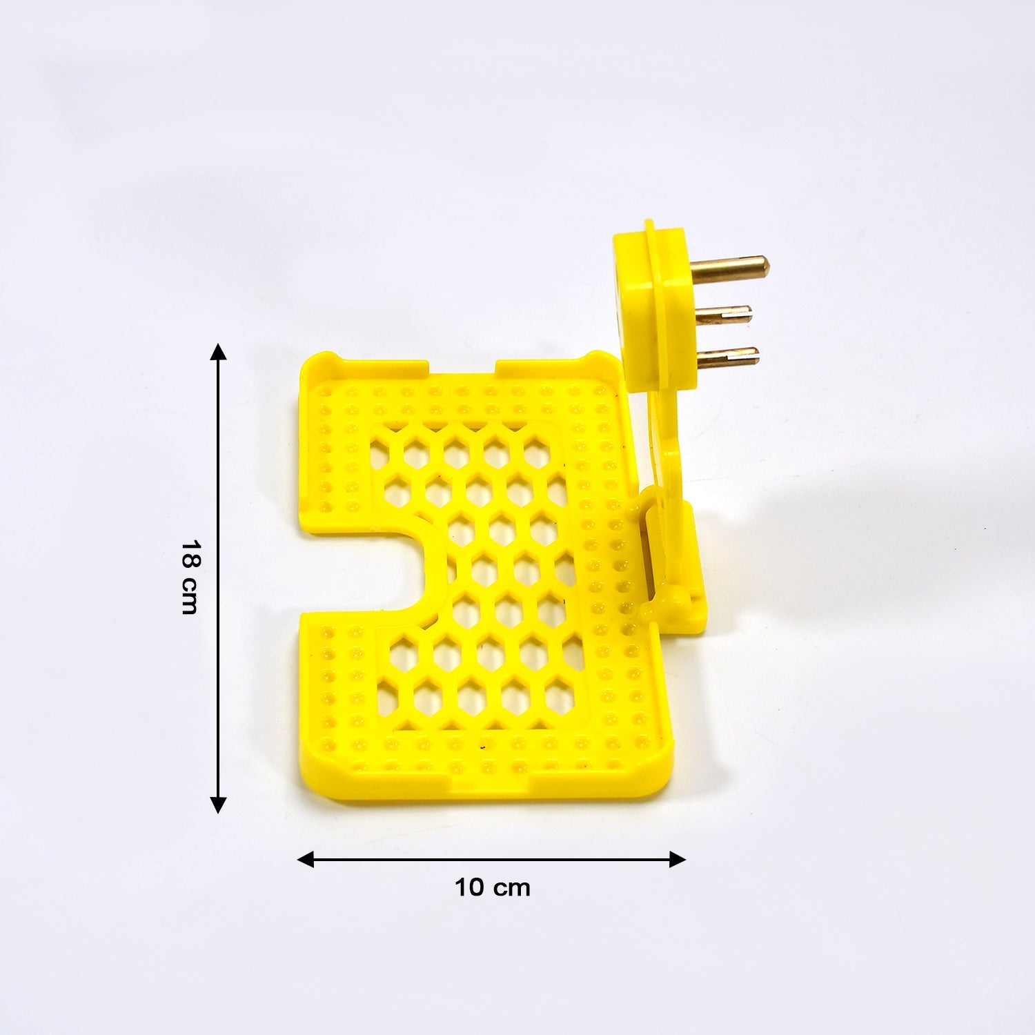 6496Y Multi-Purpose Wall Holder Stand for Charging Mobile Just Fit in Socket and Hang (Yellow) DeoDap 6496Y Multi-Purpose Wall Holder Stand for Charging Mobile Just Fit in Socket and Hang (Yellow) DeoDap